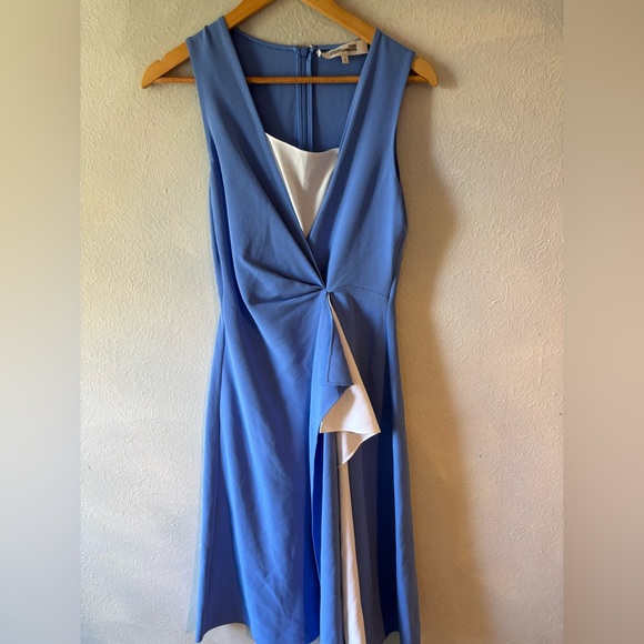 Diane Von‎ Furstenburg Blue Sleeveless Dress size 2 - Picture 3 of 7